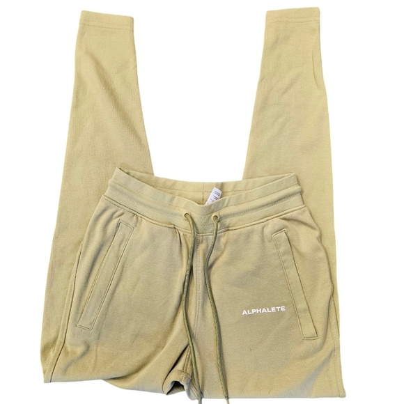 Alphalete Womens Jogger Pants Olive Green - Picture 1 of 7